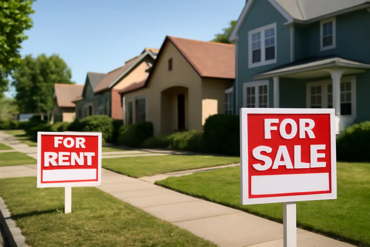 Comparison of renting and buying costs in 2026